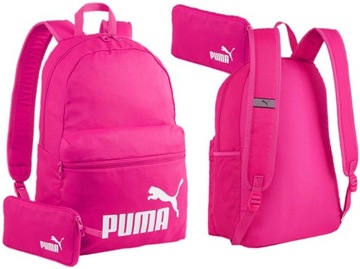 PUMA PLECAK do szkoły szkolny KOMPLET z piórnikiem damski dziewczęcy