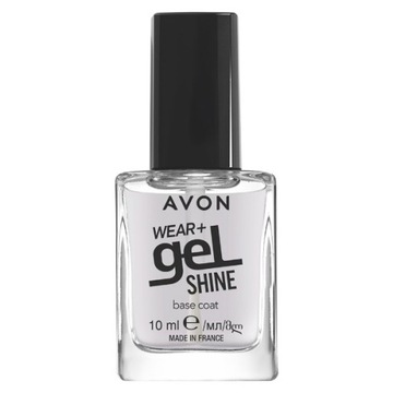 AVON WEAR NAILS GEL SHINE BASE COAT BAZA POD LAKIER DO PAZNOKCI 10ML