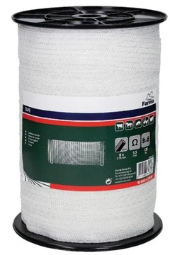 TAŚMA OGRODZENIOWA PASTUCHA 40MM X 200M FARMA