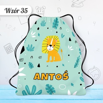 РЮКЗАК СУМКА ДЛЯ ДЕТСКОГО САДА ШКОЛЬНАЯ ОБУВЬ СУМКА ДЛЯ РЕБЕНКА С ИМЕНЕМ