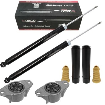 2x AMORTYZATORY TYŁ do Volvo C30 06- S40 II 04-12 V50 PODUSZKI ODBOJE OSŁ