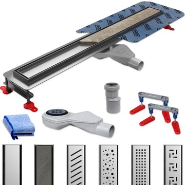 ODPŁYW LINIOWY 100 CM WIPER ZESTAW - WYSOKA JAKOŚĆ