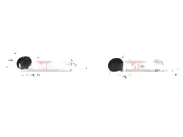 2X TŘMENY BRZDY KAMOKA PŘEDNÍ L+P DO MERCEDES-BENZ TŘÍDA C (W204),