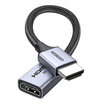ЗЕЛЕНЫЙ КАБЕЛЬ-УДЛИНИТЕЛЬ HDMI 2.1 4K 120 Гц 8K 60 Гц 0,15 м