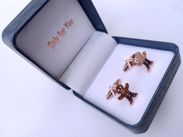 Запонки для рубашки EXC Złoty Rower