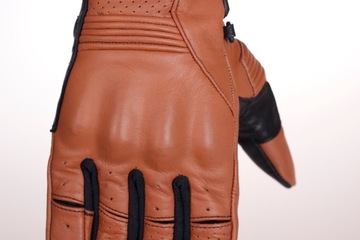 Кожаные мотоциклетные перчатки Husar Maverik Brown