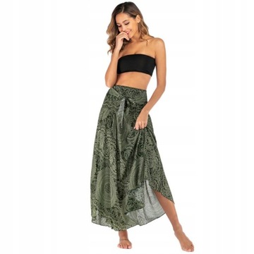 ЖЕНСКАЯ ЯРКАЯ ДЛИННАЯ ЮБКА МАКСИ В БОХО