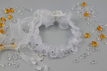 Венок причастия, зеленые и золотые кристаллы