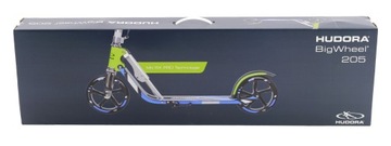СКУТЕР HUDORA С БОЛЬШИМИ КОЛЕСАМИ 205 мм 100 кг НЕМЕЦКИЙ XXL