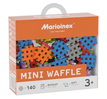 Marioinex Klocki konstrukcyjne dla dzieci Mini wafle 140 elementów