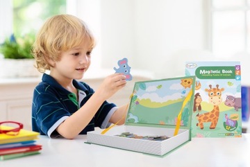 МАГНИТНЫЙ ПАЗЛ МАГНИТНЫЕ БЛОКИ ПАЗЛ ЖИВОТНЫЕ МОНТЕССОРИ