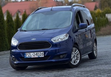 Ford Tourneo Courier I Mikrovan 1.0 EcoBoost 100KM 2016 Ford Tourneo Courier Ford Tourneo Courier Klims tylko 129ooo km Benzyna