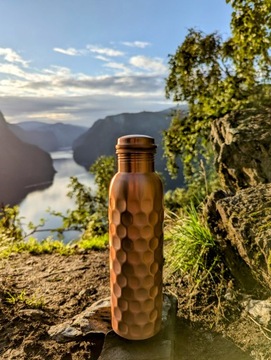 АНТИБАКТЕРИАЛЬНАЯ МЕДНАЯ БУТЫЛКА 1Л DIAMOND