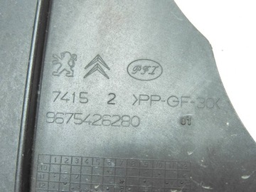 CITROEN DS3 09-14 1.6 KRYT MOTORU BOČNÍ PRAVÁ 9675426280