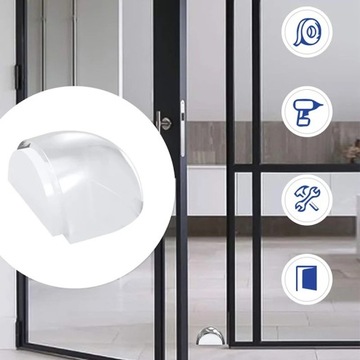 САМОКЛЕЯЩИЙСЯ ПРОЗРАЧНЫЙ ДВЕРНОЙ Отбойник