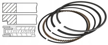 PIERŚCIENIE TŁOKOWE MITSUBISHI 1.3 1.5 1.6 4A91