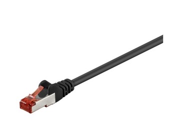 Kabel Patchcord CAT 6 S/FTP PIMF RJ45/RJ45 3m czarny