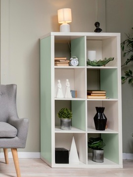 Самоклеящаяся мебельная фольга, шпон бледно-зеленого цвета, матовый цвет, рулон 67x200см