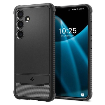Plecki Futerał etui SPIGEN Rugged Armor do Samsung S24 matte black czarny