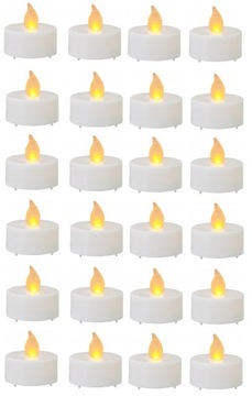 TEALIGHT Znicz wkład do znicza LED podgrzewacz x24