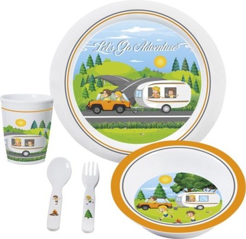 Zestaw obiadowy dla dziec Adventure 3+ Brunner