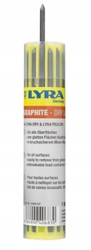 Строительный карандаш с маркером LYRA + 2 графитовых стержня.