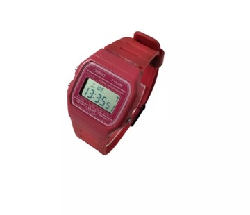 ZEGAREK CASIO F-91W CZERWONY