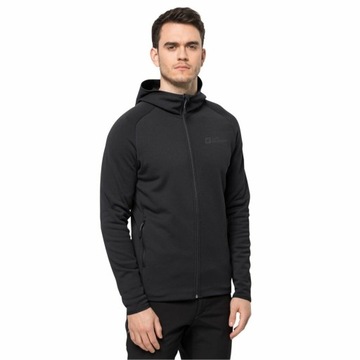 MĘSKA BLUZA POLAROWA JACK WOLFSKIN Z KAPTUREM XL