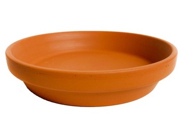 PODSTAWKA POD DONICZKĘ GLINIANA TERAKOTA 11,5 cm MROZOODPORNA