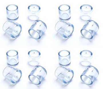 16x Nakładki nasadki meblowe na nogi krzesła 22mm