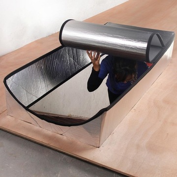 Огнестойкий изоляционный мешок 25 x 54 x 11 дюймов с застежкой-молнией.