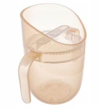 Учебная кружка LOVI Genius 150 мл телесный с ручками 6м+