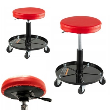 Stołek warsztatowy obrotowy taboret siedzisko