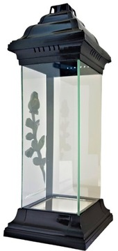 СВЕЧА ЧАСОВНЯ С РОЗОЙ СОВРЕМЕННЫЕ СВЕЧИ ВИТРАЖИ