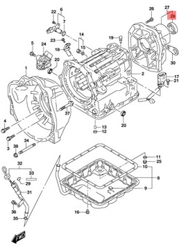 JIMNY GUFERO PŘEVODOVKY ŘAZENÍ 2478083010 OE