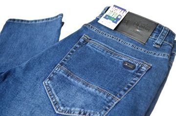 DŁUGIE spodnie jeans pas 96-98 cm W35 L36