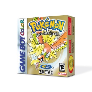 Pokemon Gold Opakowanie Gameboy + Wkładka