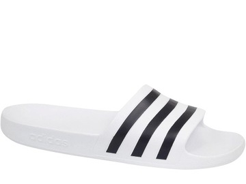 ADIDAS ADILETTE AQUA SHOWER F35539 BIAŁE KLAPKI BASENOWE PLAŻOWE