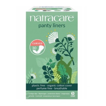 NATURALNE WKŁADKI HIGIENICZNE ZAOKRĄGLONE 30szt