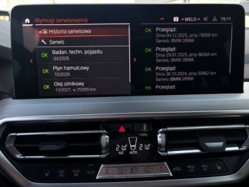 BMW X3 G01 SUV Facelifting 2.0 30i 245KM 2022 BMW X3 M-Pakiet, Hak, Fotel sportowy, Lasery, FV-2, zdjęcie 15