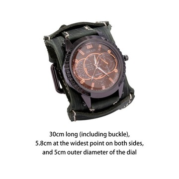Mężczyźni Zegarek na rękę Męski zegarek na rękę Męski Trendy Szeroka opaska Wszechstronny Punk Green
