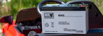 ГЕЛЕВАЯ БАТАРЕЯ AGM MWS 12 В 7,2 Ач ДЛЯ БЛОКА УПРАВЛЕНИЯ ИБП СИГНАЛИЗАЦИИ ИГРУШЕЧНЫХ МАШИНОК