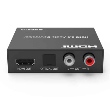 HDV-MB02 Deembedder audio HDMI 2.0 Toslink analog