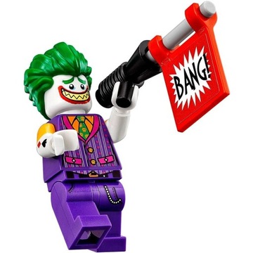 Lego figurka @@ JOKER +PISTOLET @@ z zestawu 70906