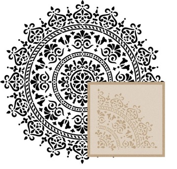 SZABLON MALARSKI MANDALA 4 XL| 53 cm x 53 cm