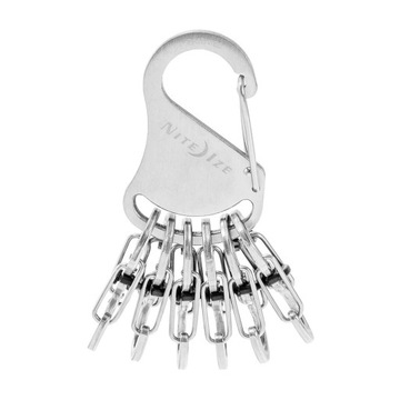 Karabinek do kluczy Nite Ize KeyRack Locker Steel S-Biner