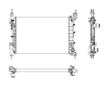 CHLADIČ FIAT LINEA 1,4 07-