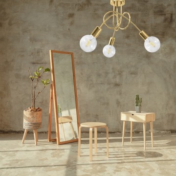 LOFT EDISON GOLD ЛЮСТРА ПОТОЛОЧНАЯ ПОДВЕСНАЯ СВЕТИЛЬНИК