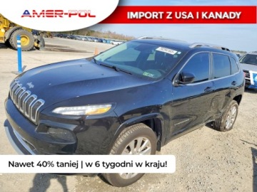 Jeep Cherokee V Terenowy 3.2 V6 272KM 2018 Jeep Cherokee 2018 JEEP CHEROKEE OVERLAND 3.2 Benzyna 271KM