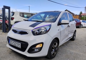 Kia Picanto II 2014 Kia Picanto 2014r, Salonowa. Uszkodzony bok. Jezdzi. Benzyna 75KM, zdjęcie 1